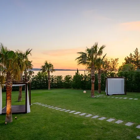 Βίλα 5-star Calma I With Heated Pool, Jacuzzi, Sea And Palm Tree Garden