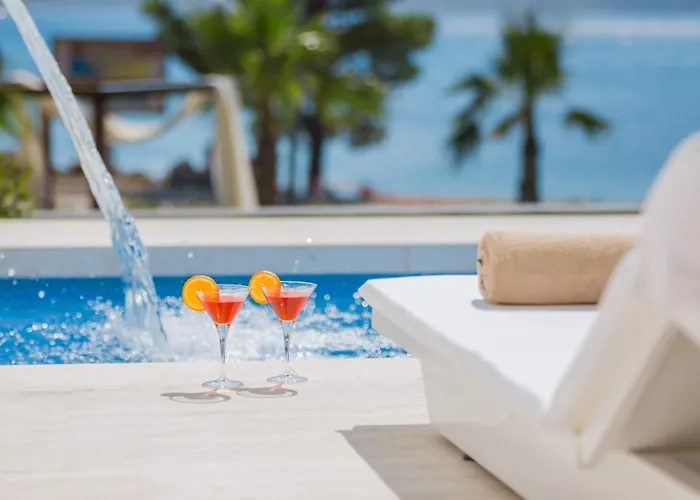 5-star Calma I With Heated Pool, Jacuzzi, Sea And Palm Tree Garden Villa Starigrad Paklenica