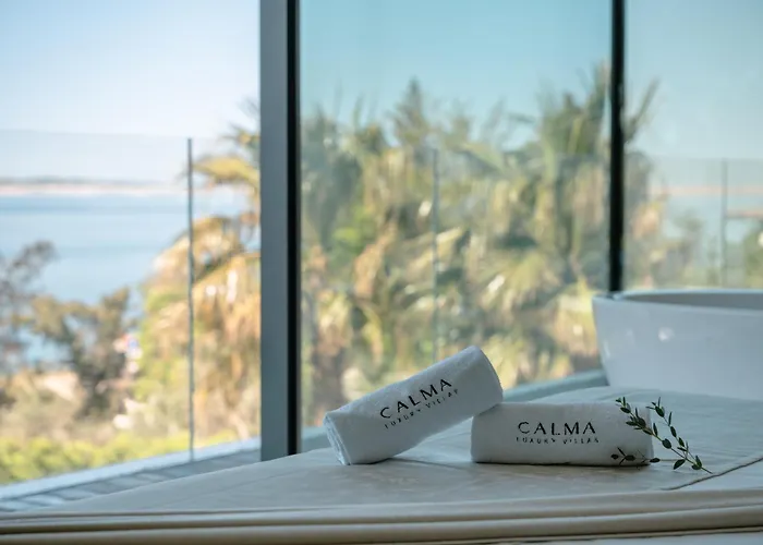 5-star Calma I With Heated Pool, Jacuzzi, Sea And Palm Tree Garden