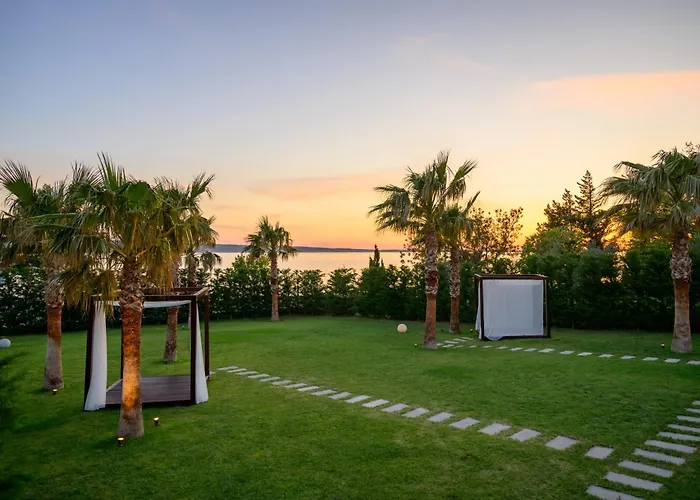 Villa 5-star Calma I With Heated Pool, Jacuzzi, Sea And Palm Tree Garden