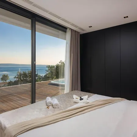 5-star Calma I With Heated Pool, Jacuzzi, Sea And Palm Tree Garden Villa Starigrad Paklenica