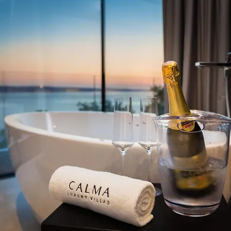 5-star Calma I With Heated Pool, Jacuzzi, Sea And Palm Tree Garden * Starigrad Paklenica