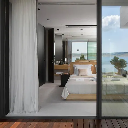 5-star Calma I With Heated Pool, Jacuzzi, Sea And Palm Tree Garden * Starigrad Paklenica