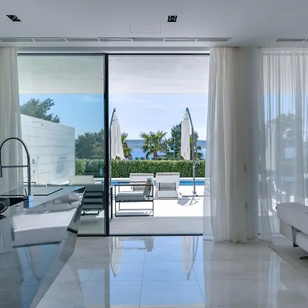5-star Calma I With Heated Pool, Jacuzzi, Sea And Palm Tree Garden * Starigrad Paklenica