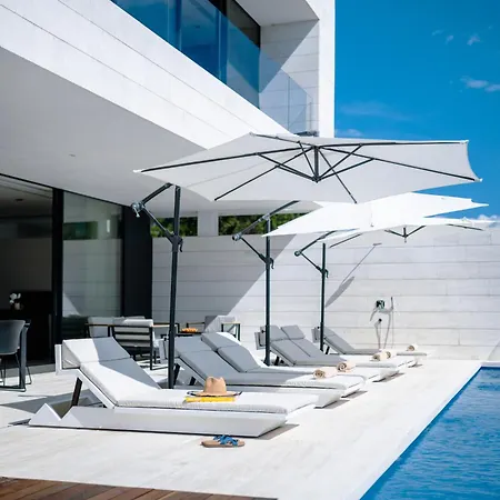 5-star Calma I With Heated Pool, Jacuzzi, Sea And Palm Tree Garden Vila Starigrad Paklenica