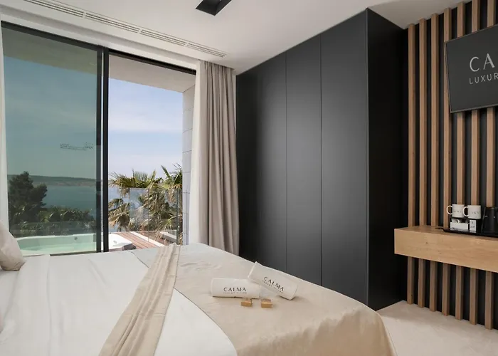 5-star Calma I With Heated Pool, Jacuzzi, Sea And Palm Tree Garden